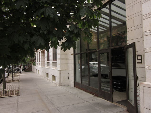 Entrance to the building