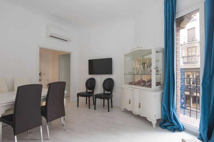 Salon-comedor TV satelite plana