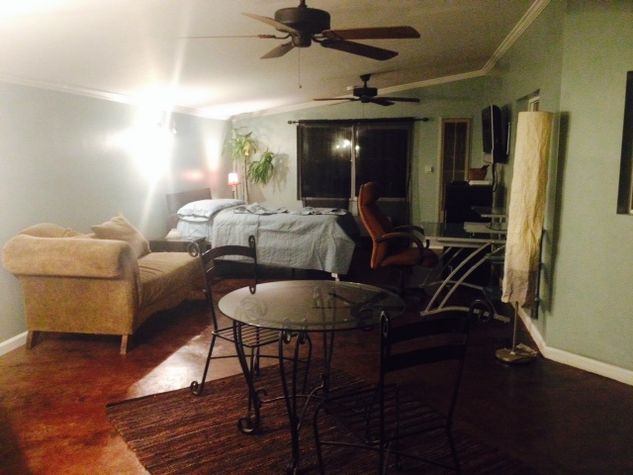 Bed/Sleeping and Living area