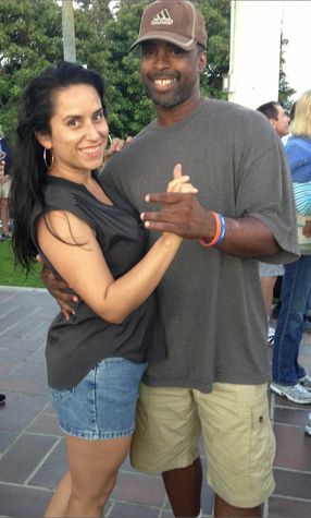 we love teaching salsa dancing