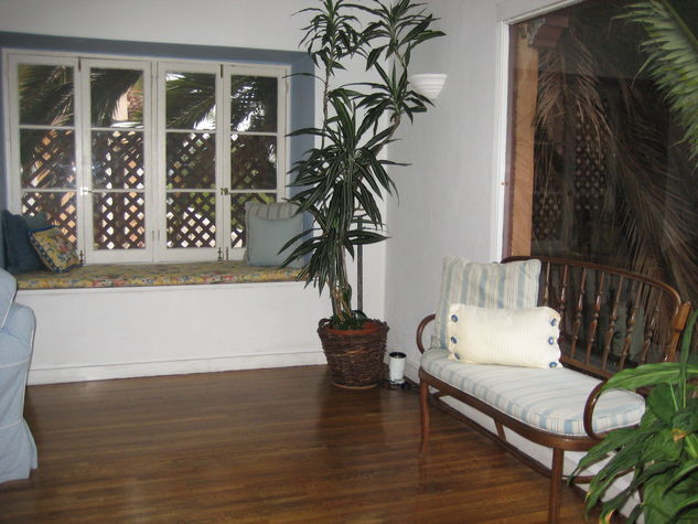 Living room window seat