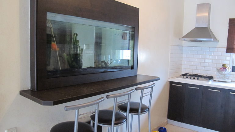 Bar in the kitchen area