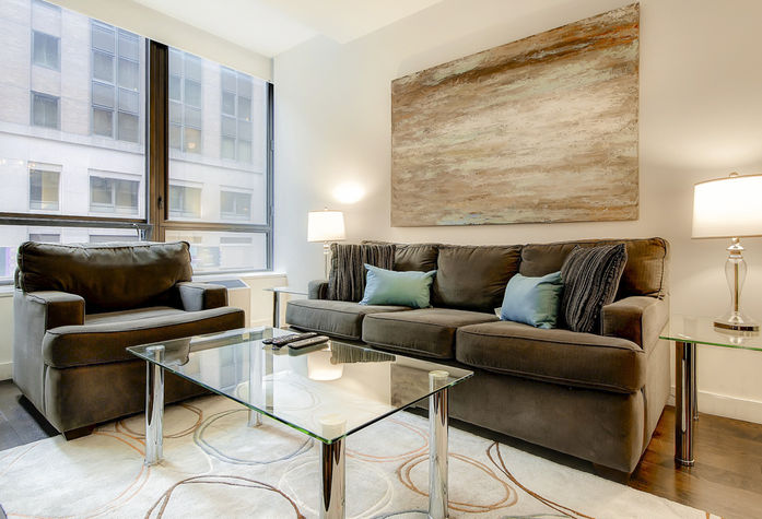 Fully-Furnished Living Room