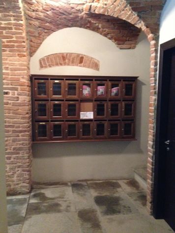 Wooden letterbox