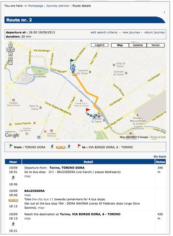 From Torino Dora ( Airport Shuttle train) take bus line 11 - Stop at Borgo Dora