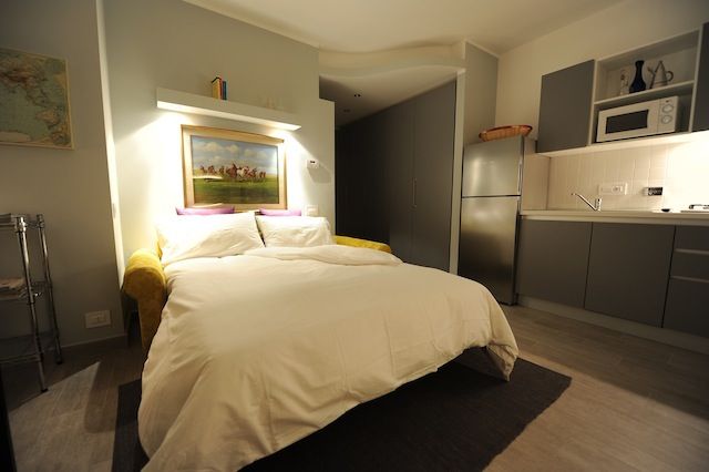The Sofa bed became a comfortable 140 x 200 cm bed