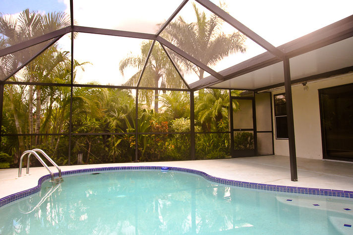 View of the swimming pool