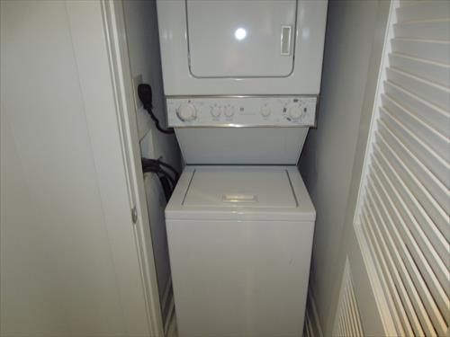Washer/dryer in the apartment