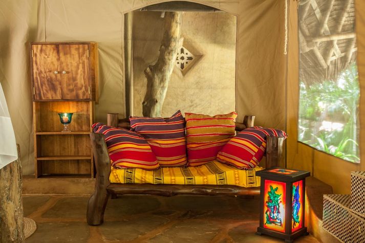 All furniture handmade on site by us