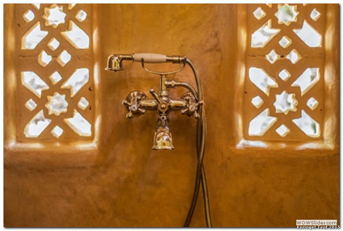 Bathroom fittings.