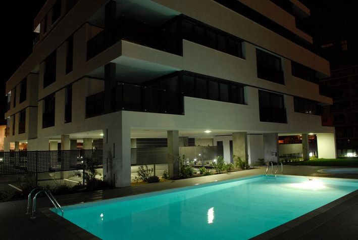 Piscina noche / Pool at night