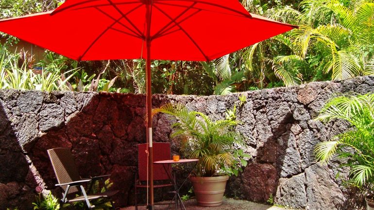 Private patio