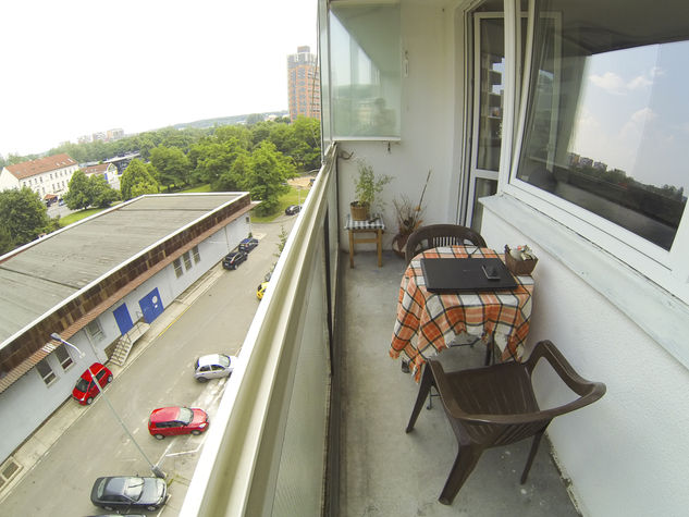 Balcony providing a nice outside space