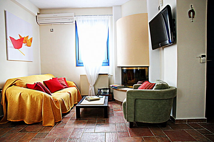 Living Room with Fireplace