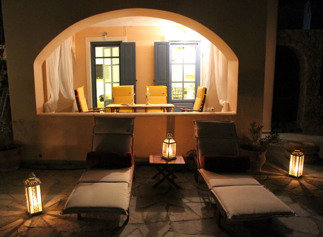 Romantic Dinner at the outside dining area