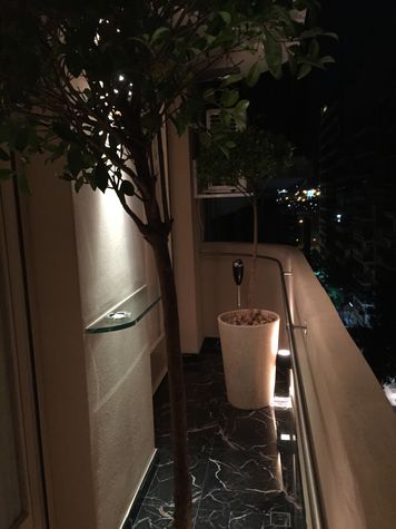 Balcony > evening