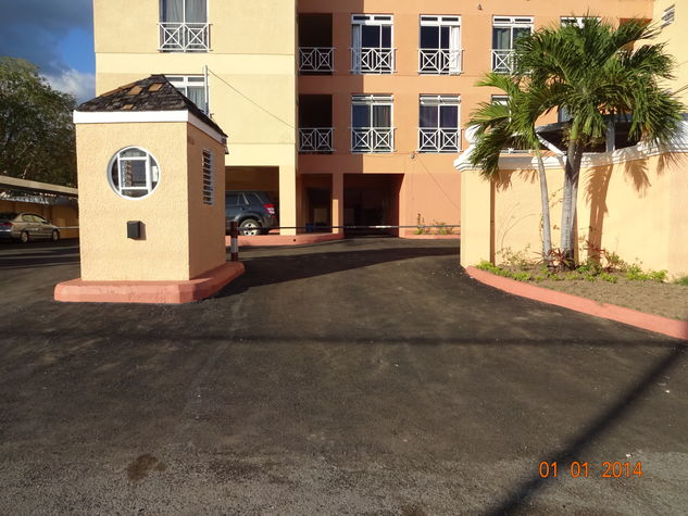 Apartment Complex Entrance