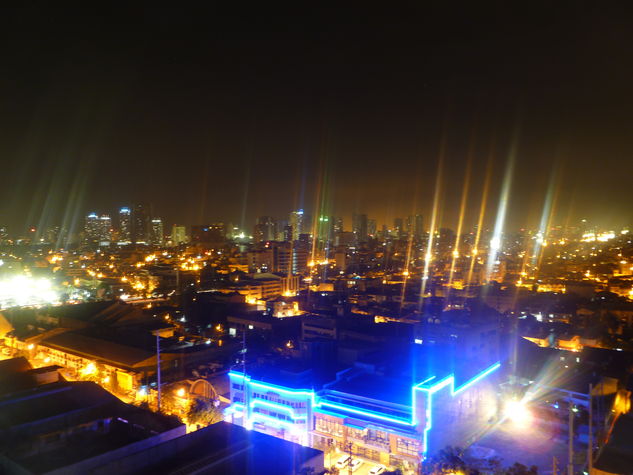 NIGHT SCENE view of major thoroughfares of City of Manila!