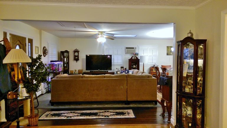 View of the family room