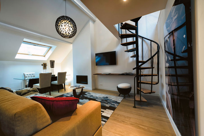 Living Room with High Quality Sofa Bed
