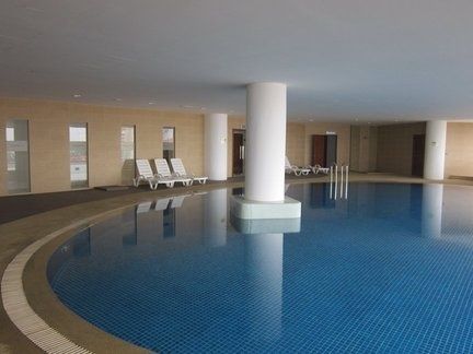 In door shaded swimming pool