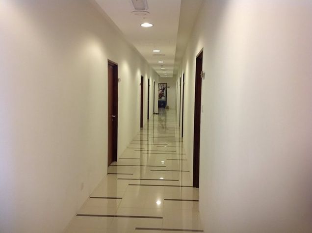 Corridor with air conditional before enter to Wen'sCozy