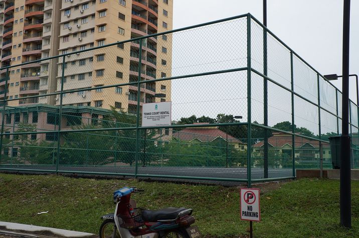 tennis courts