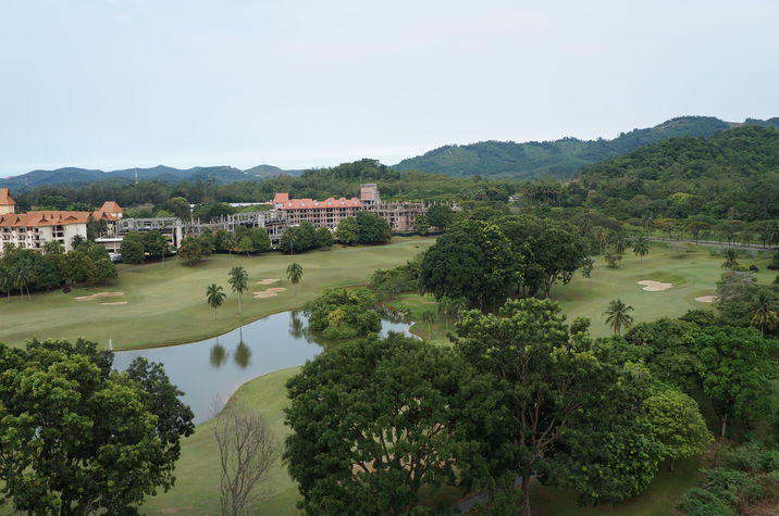 golf course view