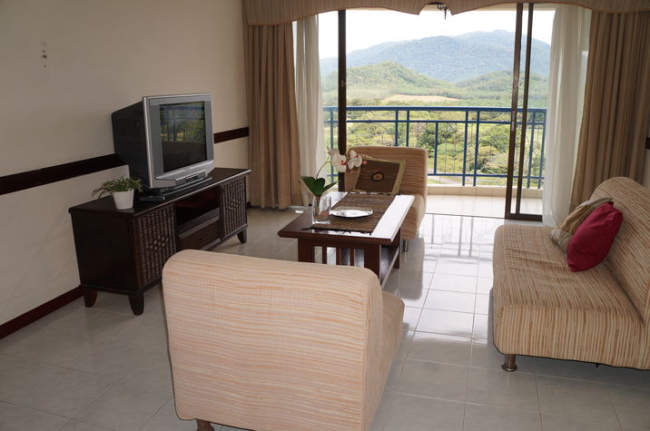 Living room with beautiful views