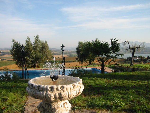 View to pool - south